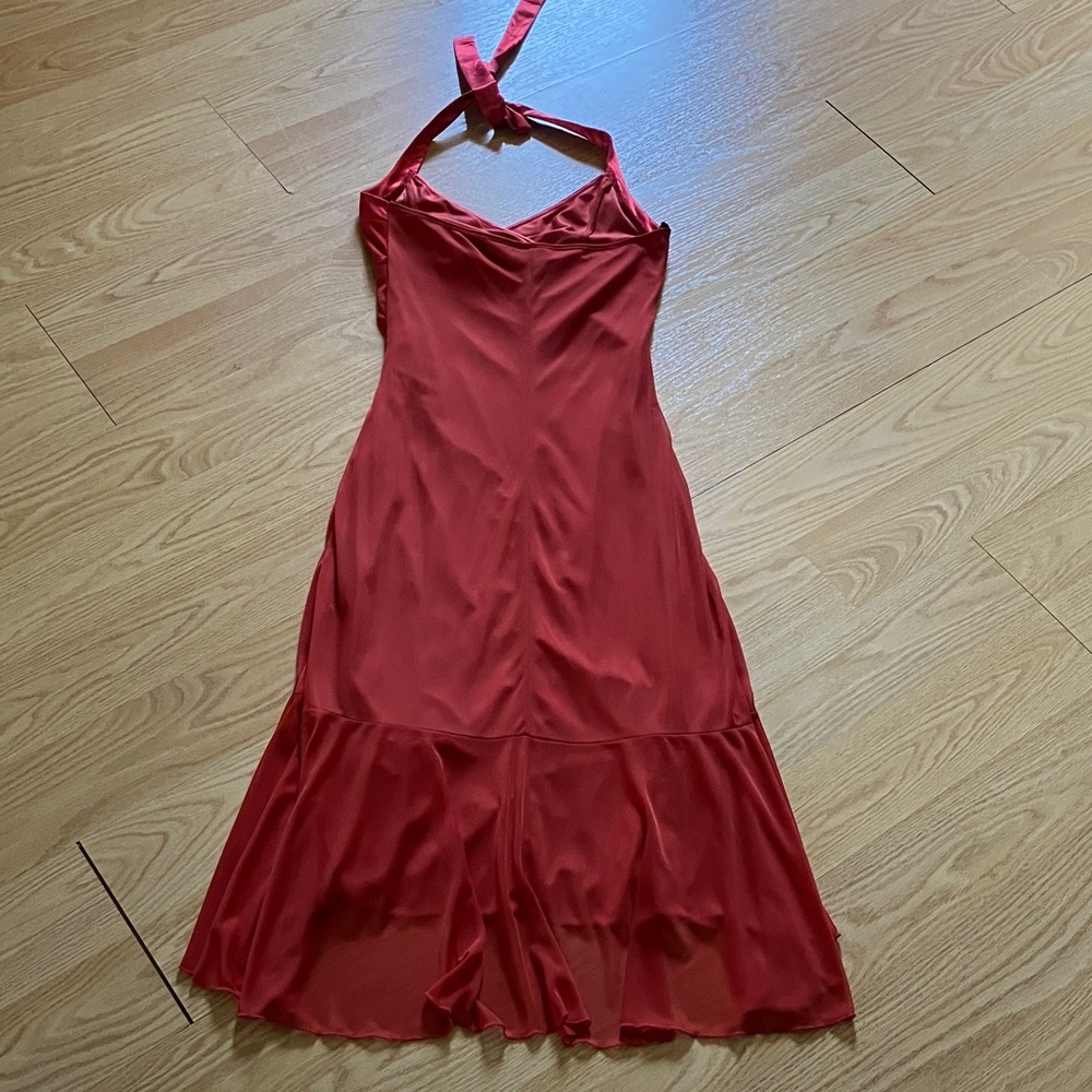 Ruby Rox Red High Low Halter Dress - Picture 3 of 5